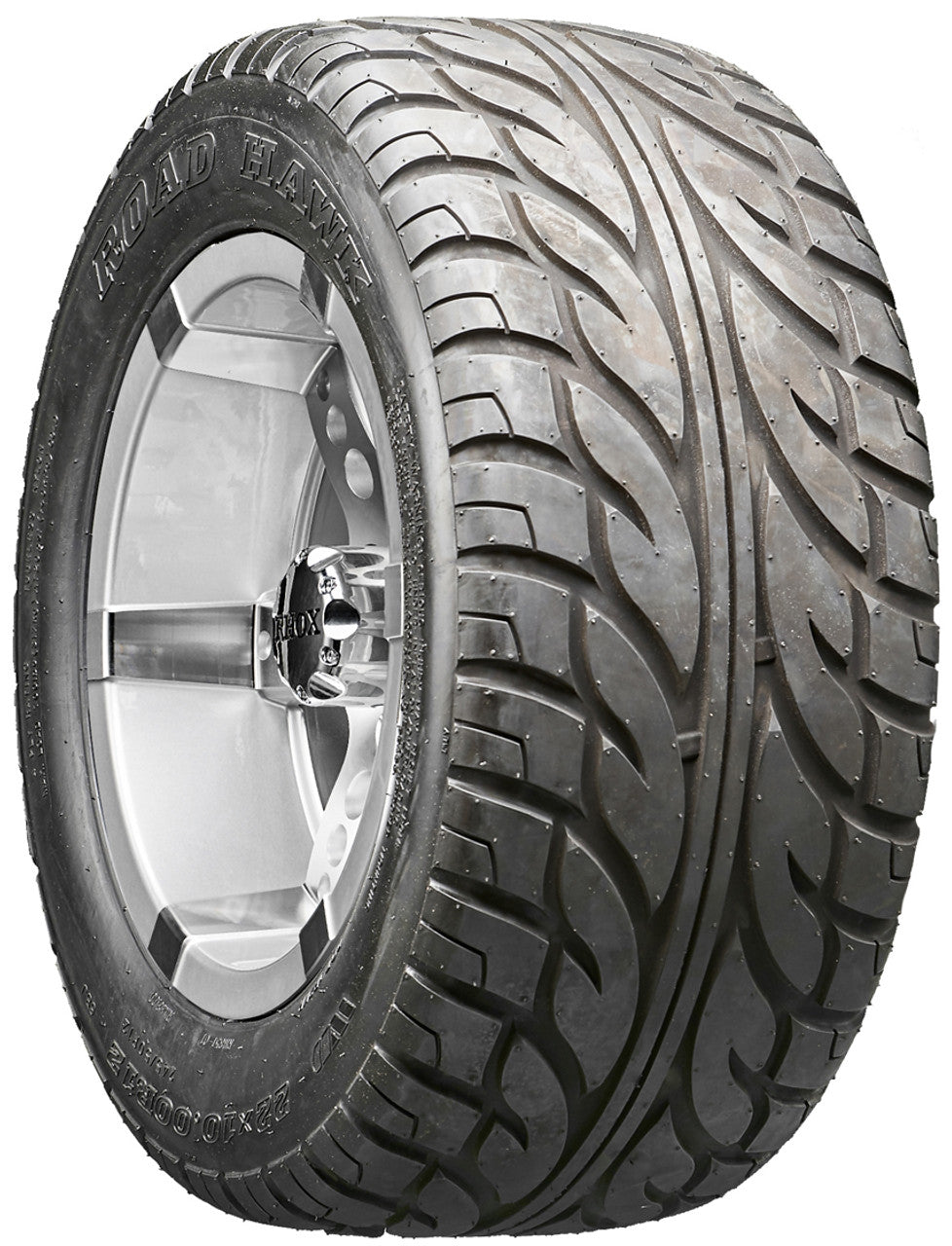 Golf Cart Wheels and Tires - RHOX RX251 Machined/Silver 12" - All-Terrain