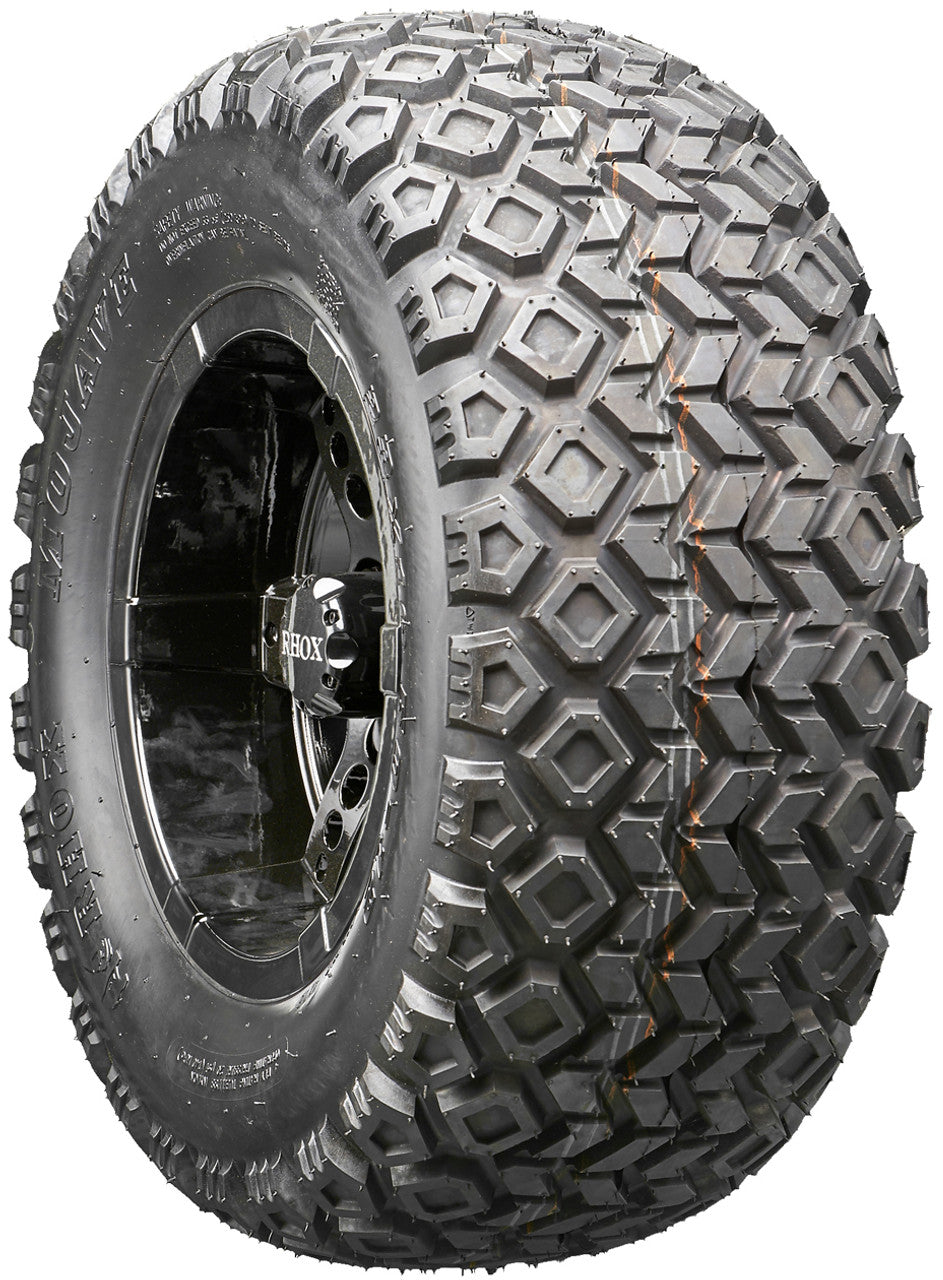 Golf Cart Wheels and Tires - RHOX RX252 Black 12" - All-Terrain