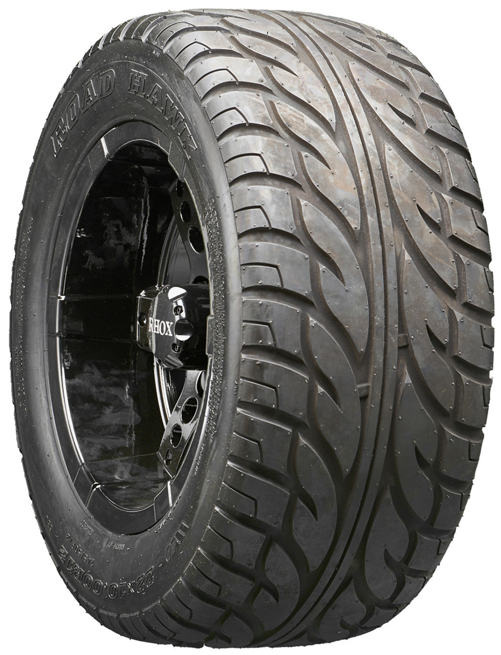 Golf Cart Wheels and Tires - RHOX RX252 Black 12" - All-Terrain