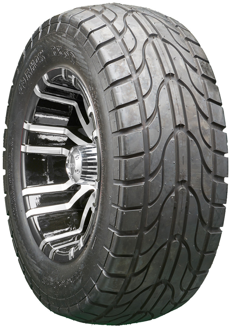 Golf Cart Wheels and Tires - RHOX RX270 Machined 12" - All-Terrain