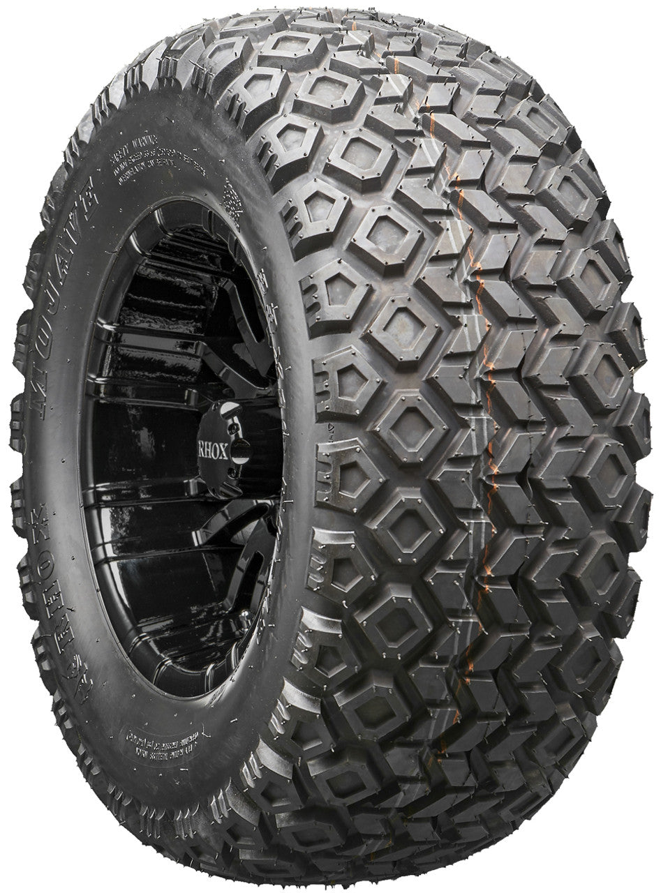 Golf Cart Wheels and Tires - RHOX RX271 Black 12" - All-Terrain