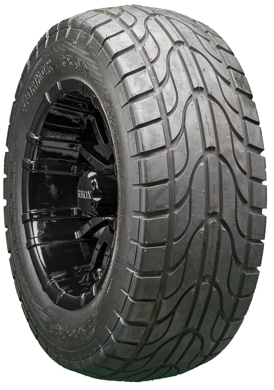 Golf Cart Wheels and Tires - RHOX RX271 Black 12" - All-Terrain