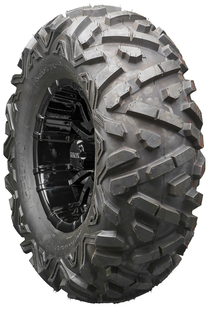 Golf Cart Wheels and Tires - RHOX RX271 Black 12" - All-Terrain