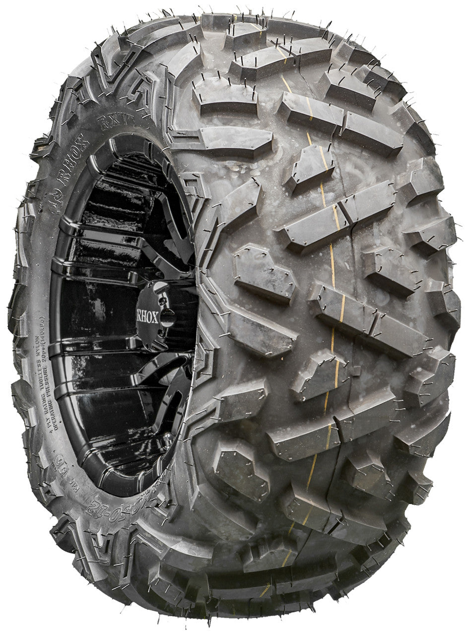 Golf Cart Wheels and Tires - RHOX RX271 Black 12" - All-Terrain