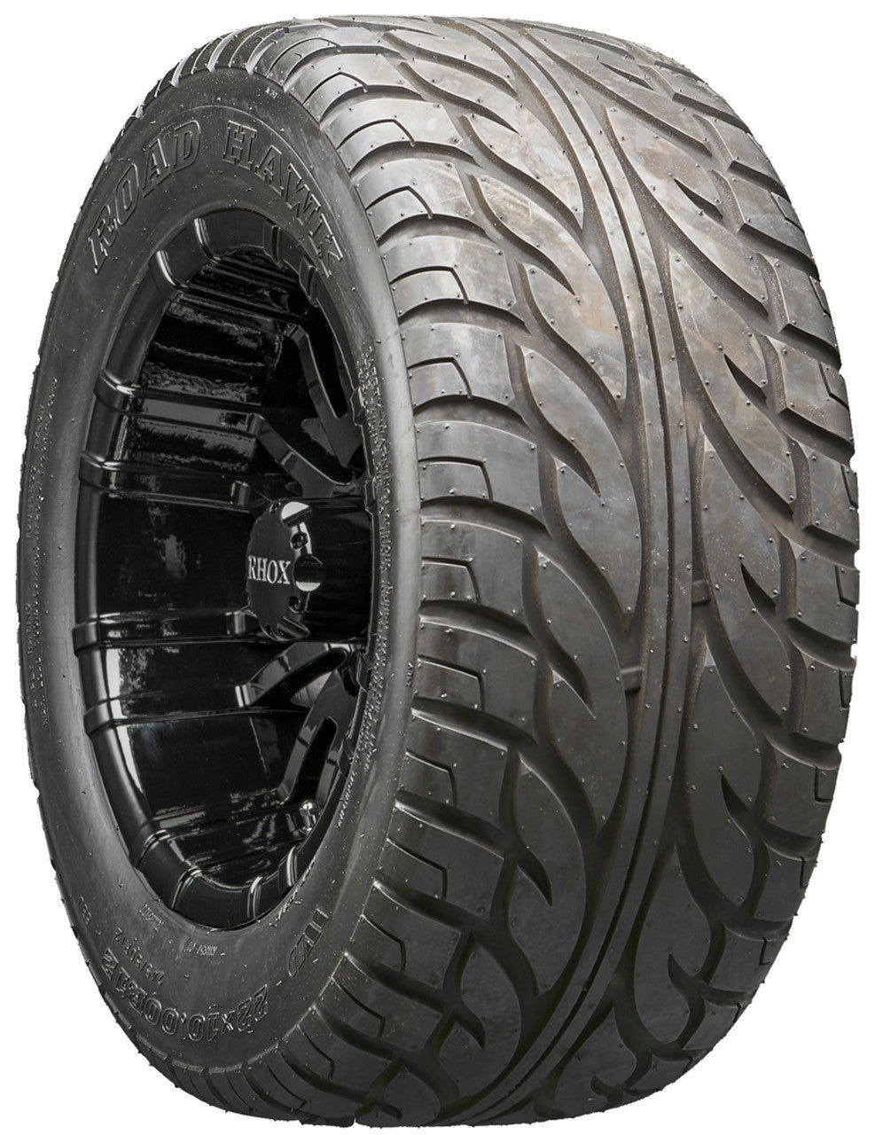 Golf Cart Wheels and Tires - RHOX RX271 Black 12" - All-Terrain