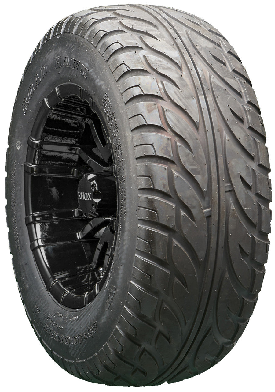 Golf Cart Wheels and Tires - RHOX RX271 Black 12" - All-Terrain