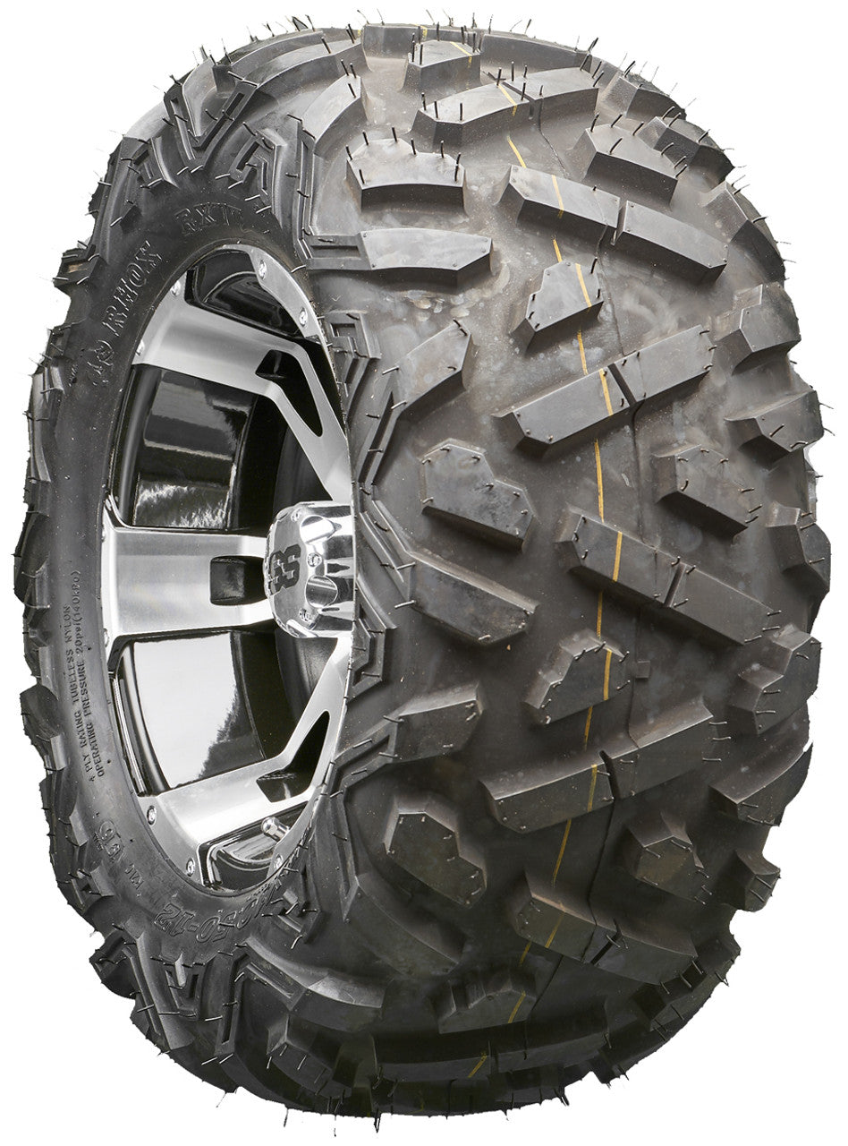 Golf Cart Wheels and Tires - RHOX RX320 Machined 12" - All-Terrain