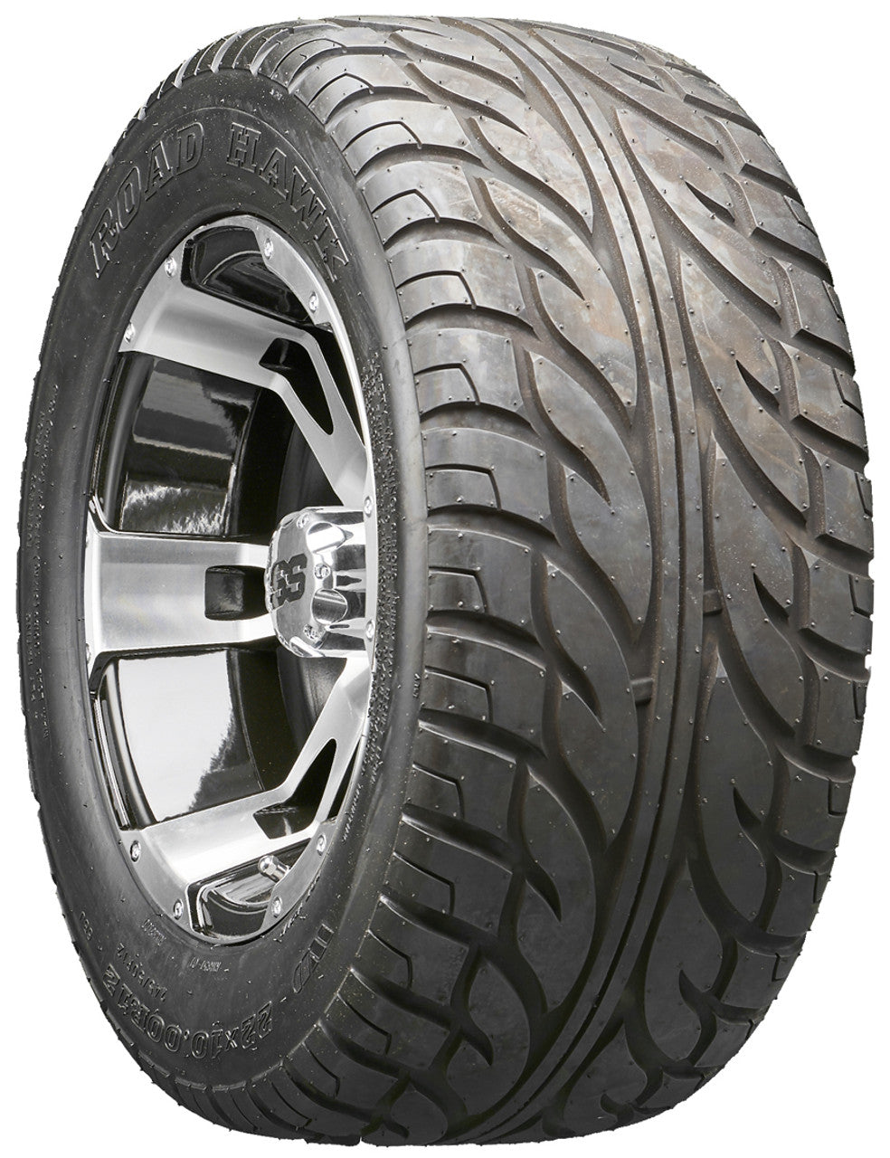 Golf Cart Wheels and Tires - RHOX RX320 Machined 12" - All-Terrain