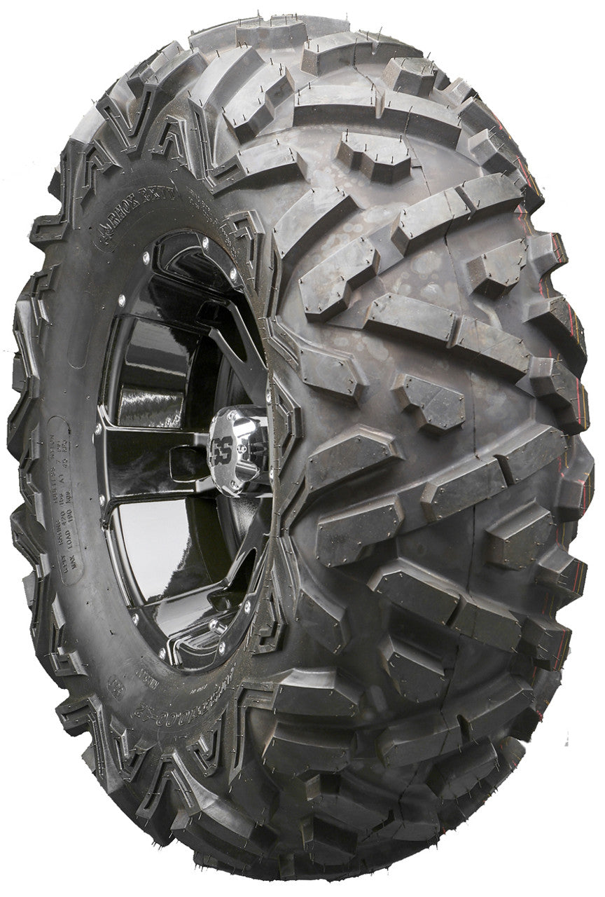 Golf Cart Wheels and Tires - RHOX RX321 Black 12" - All-Terrain