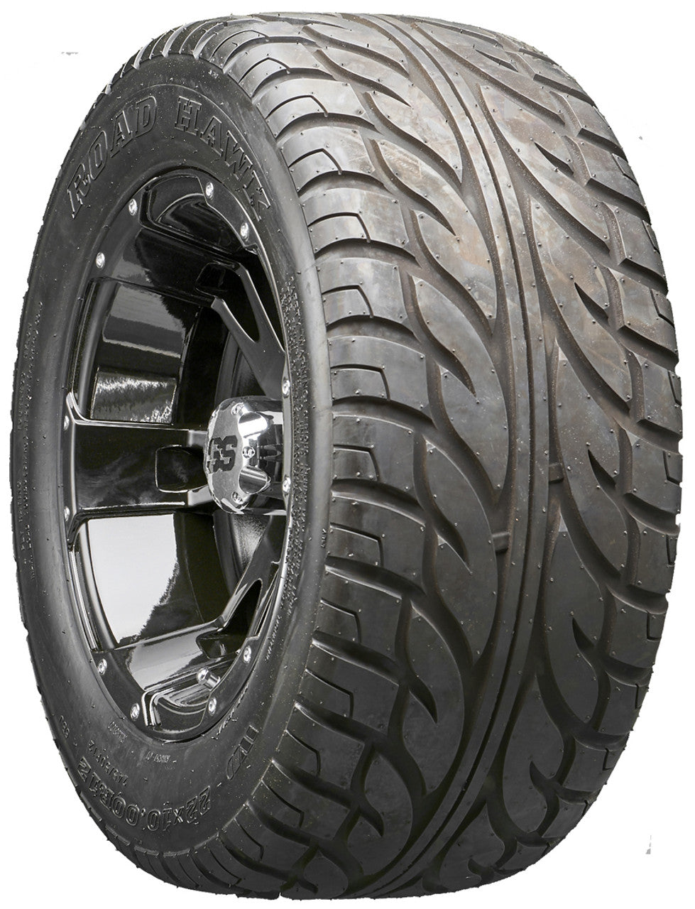 Golf Cart Wheels and Tires - RHOX RX321 Black 12" - All-Terrain