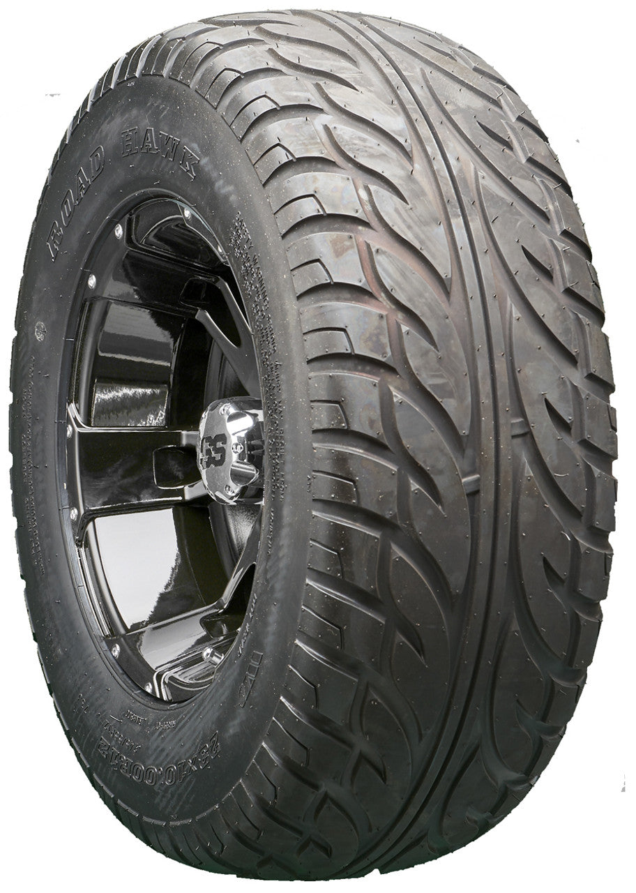 Golf Cart Wheels and Tires - RHOX RX321 Black 12" - All-Terrain
