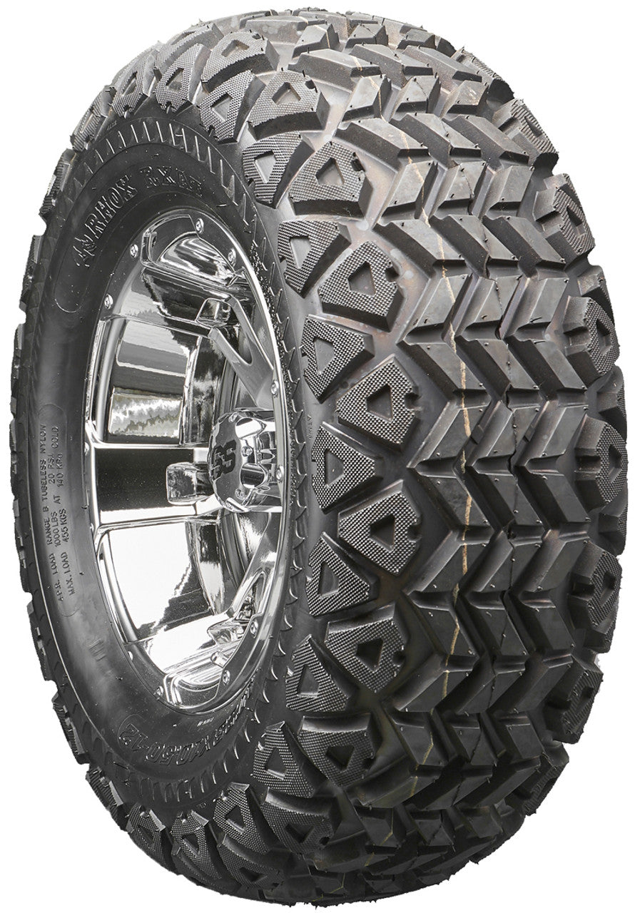 Golf Cart Wheels and Tires - RHOX RX322 Chrome 12" - All-Terrain