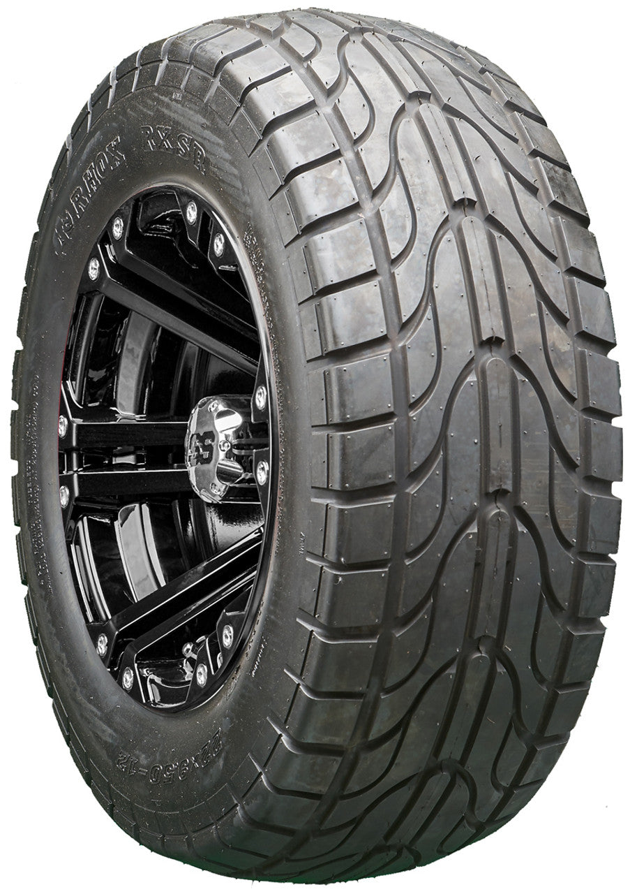 Golf Cart Wheels and Tires - RHOX RX331 Black 12" - All-Terrain