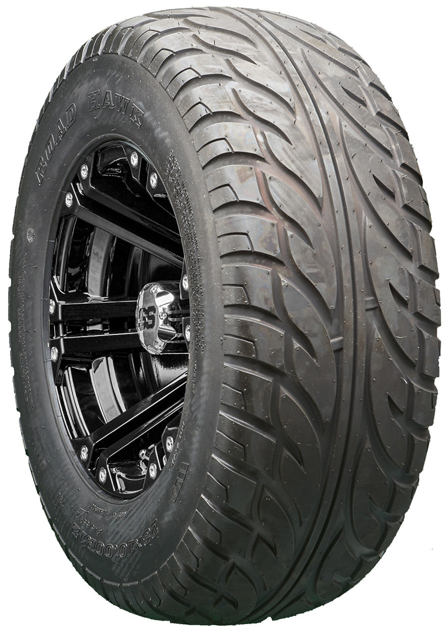 Golf Cart Wheels and Tires - RHOX RX331 Black 12" - All-Terrain