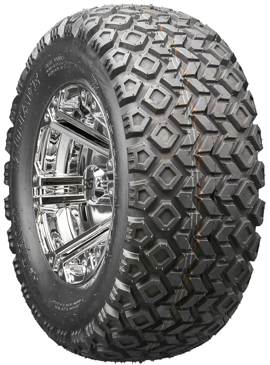 Golf Cart Wheels and Tires - RHOX RX332 Chrome 12" - All-Terrain