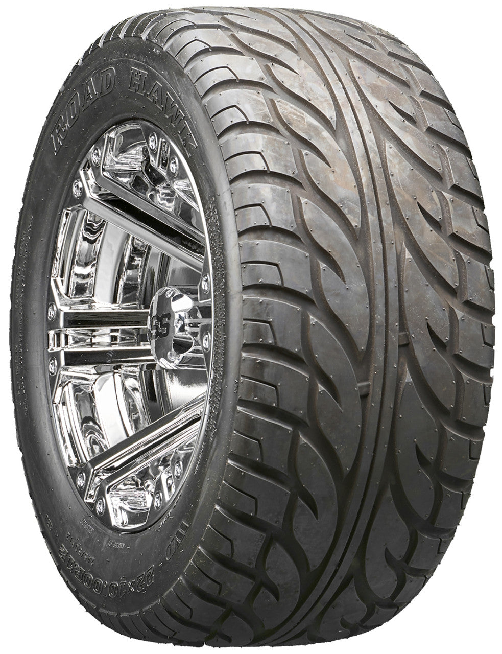 Golf Cart Wheels and Tires - RHOX RX332 Chrome 12" - All-Terrain