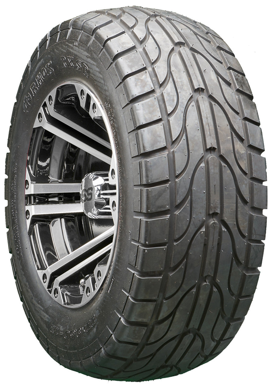 Golf Cart Wheels and Tires - RHOX RX333 Machined 12" - All-Terrain