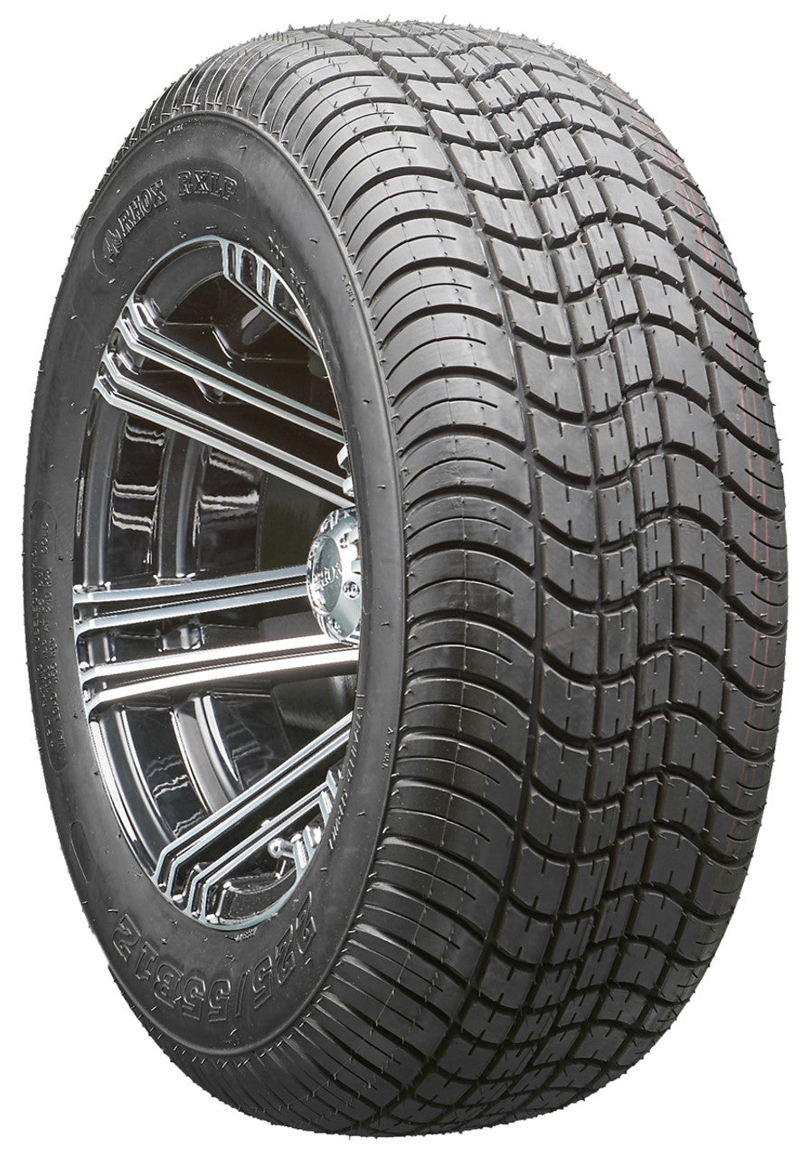 RHOX RX360 12" Machined Wheels and LowPro Tires Combo