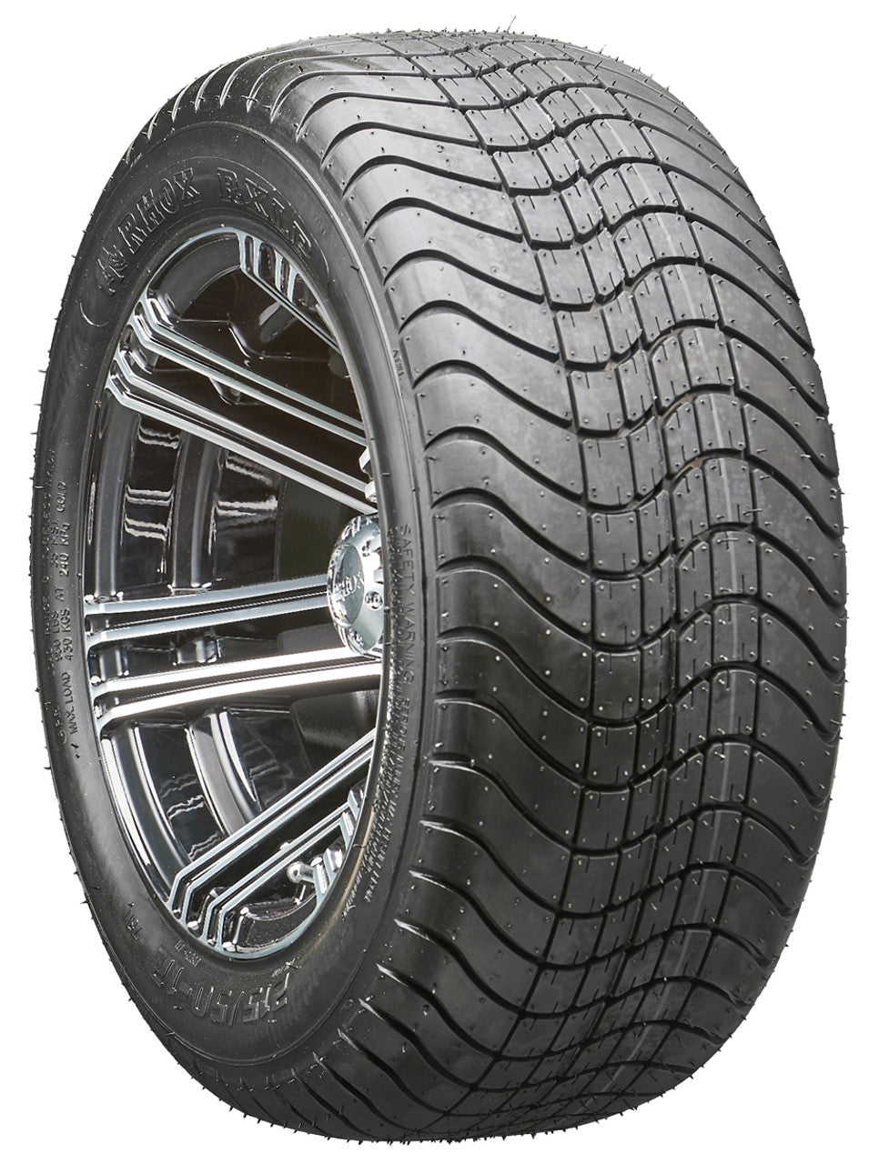 RHOX RX360 12" Machined Wheels and LowPro Tires Combo