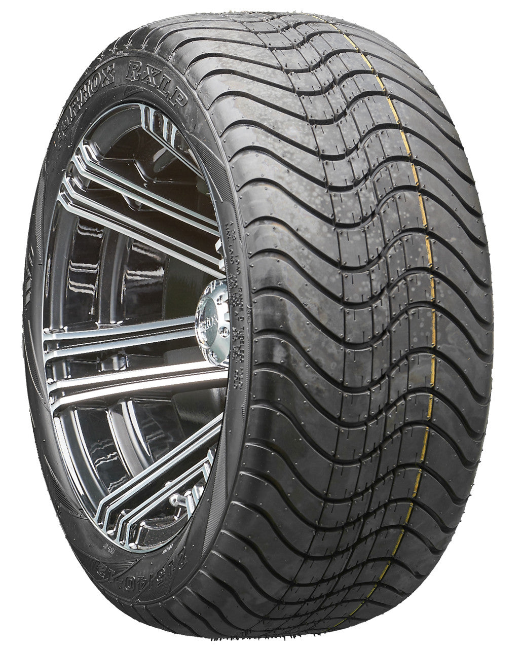 RHOX RX360 12" Machined Wheels and LowPro Tires Combo