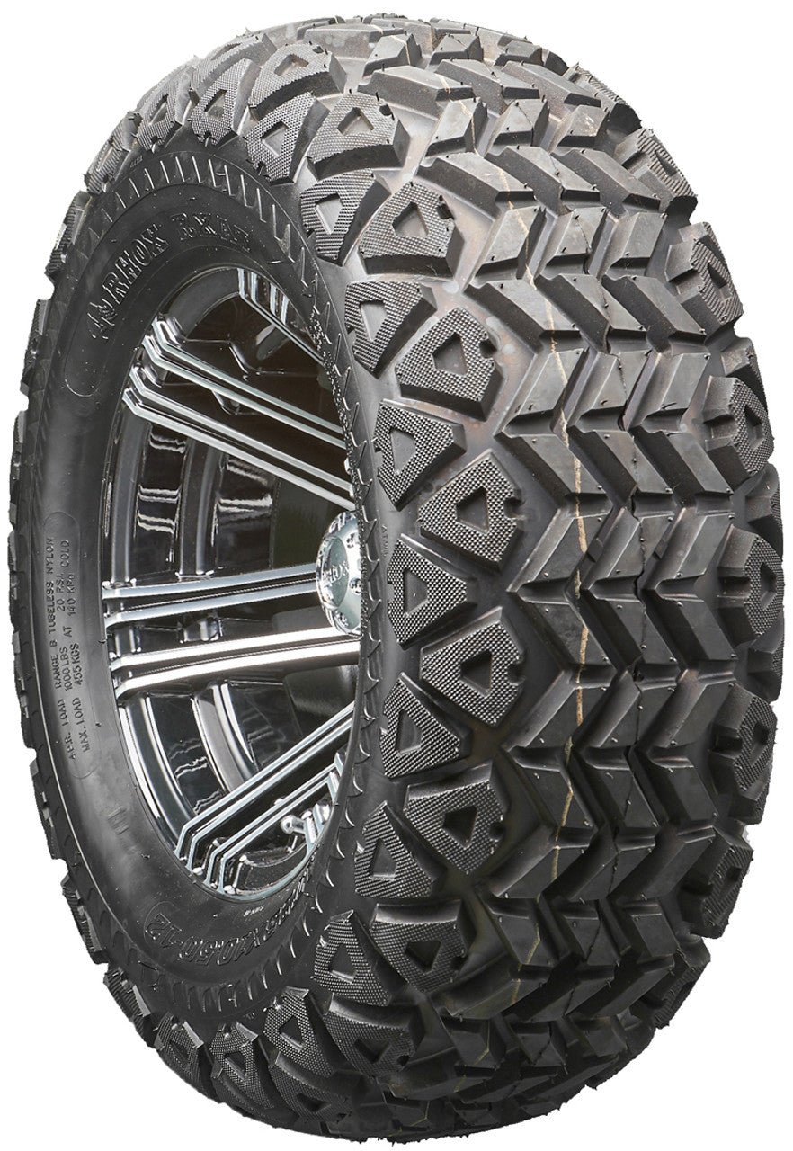 Golf Cart Wheels and Tires - RHOX RX360 Machined 12" - All-Terrain