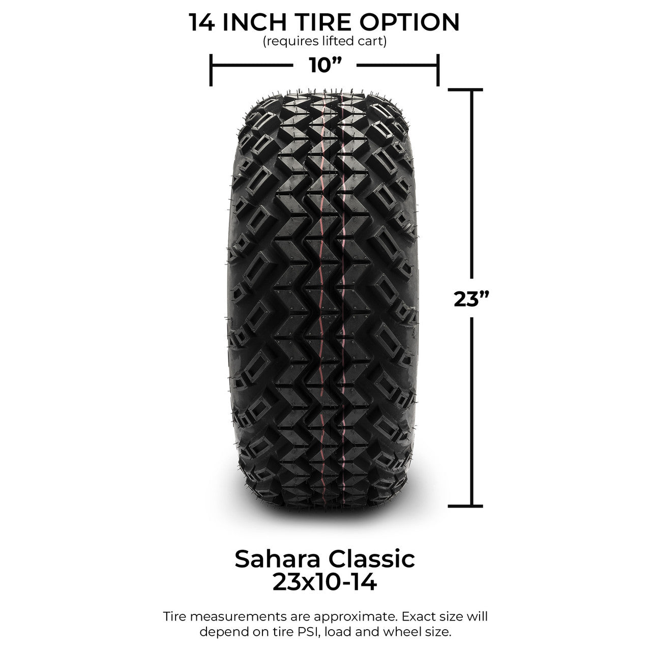 MODZ® 14" Chaos Machined Black - Lifted Tires and Wheels Combo