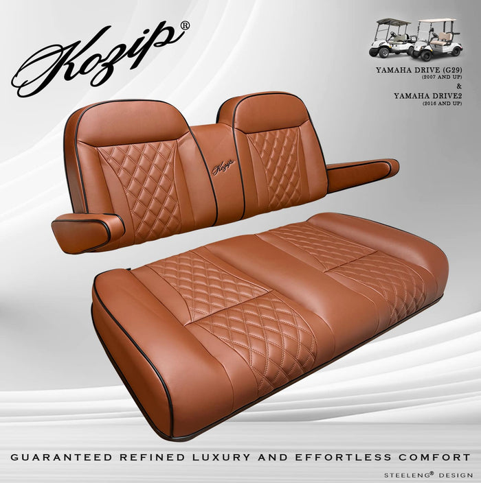 KOZIP Cushion Set Front Seat for Yamaha Drive/Drive2 – Brown SCYM09 –