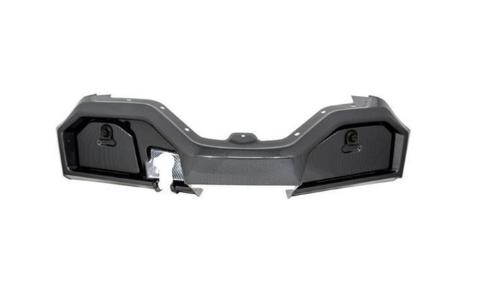 Yamaha Drive2 Carbon Fiber Dash Cover with locking Doors (Years 2017-Up)