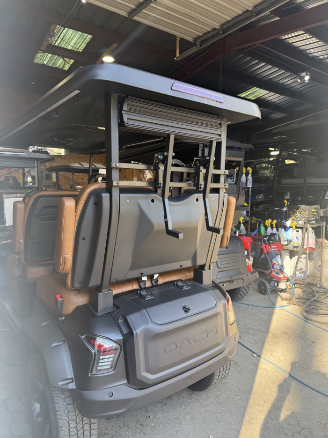 Golf Cart Beach Chair Rack 2.0