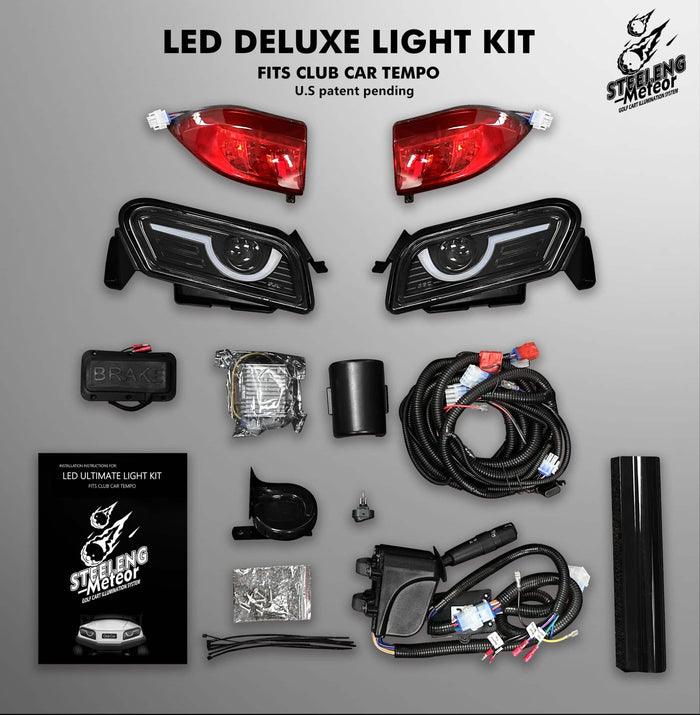 STEELENG Meteor LED DELUXE Light Kit for Club Car Tempo (12 Volt) LITP02 –