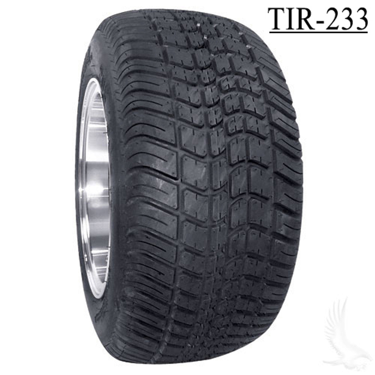 RHOX 10" Phoenix Machined Gold Wheels with Street Low Profile Tire Options Combo