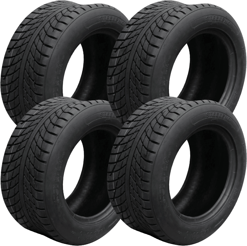BNDL-TR1011 – STEELENG 205/50-10 Low Profile Tire DOT Approved (SET OF 4)