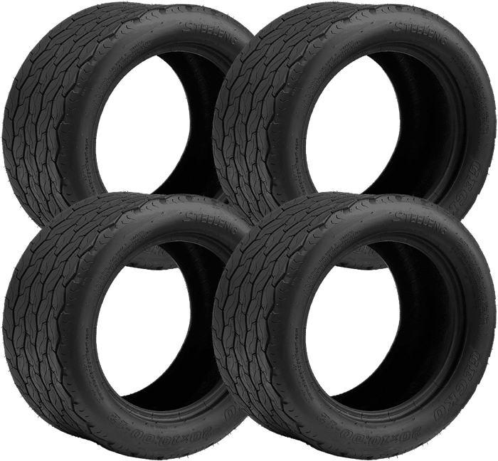 BNDL-TR1201 – STEELENG 20"x10"-12" GECKO Street Tire (SET OF 4)