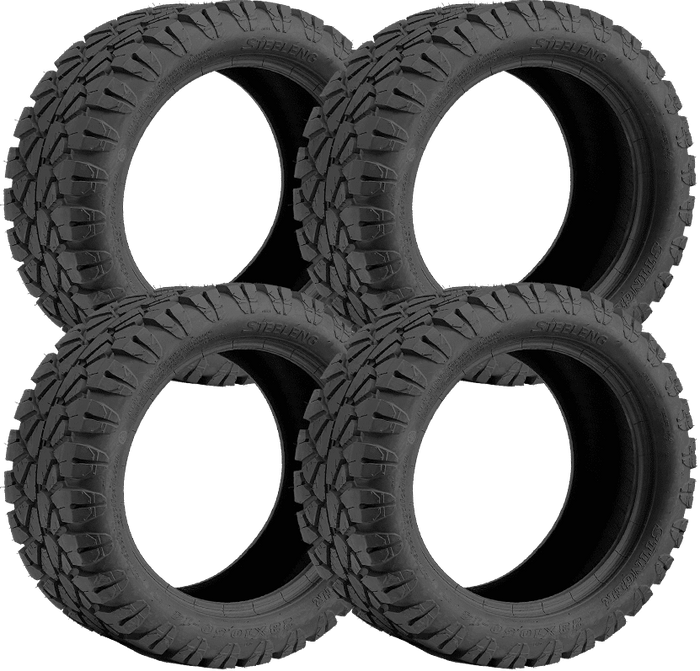 BNDL-TR1405 – STEELENG 23"x10.5"-14" STINGER Hybrid AT Tire DOT approved (SET of 4)