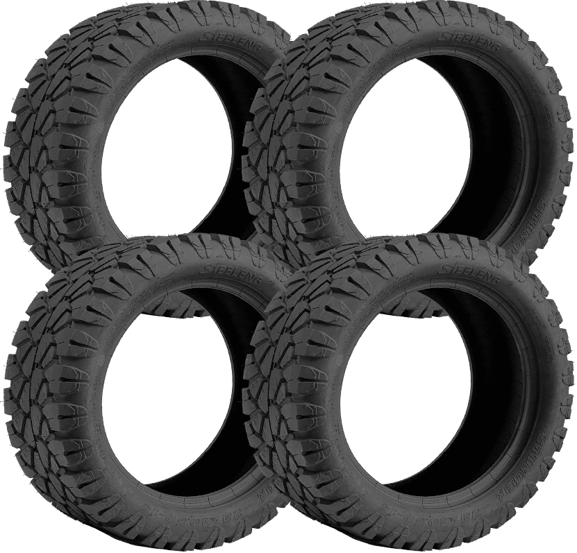 BNDL-TR1405 – STEELENG 23"x10.5"-14" STINGER Hybrid AT Tire DOT approved (SET of 4)