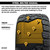 Arisun 23x10-R15 X-Armory Steel-Belted Golf Cart Tires Set of 4