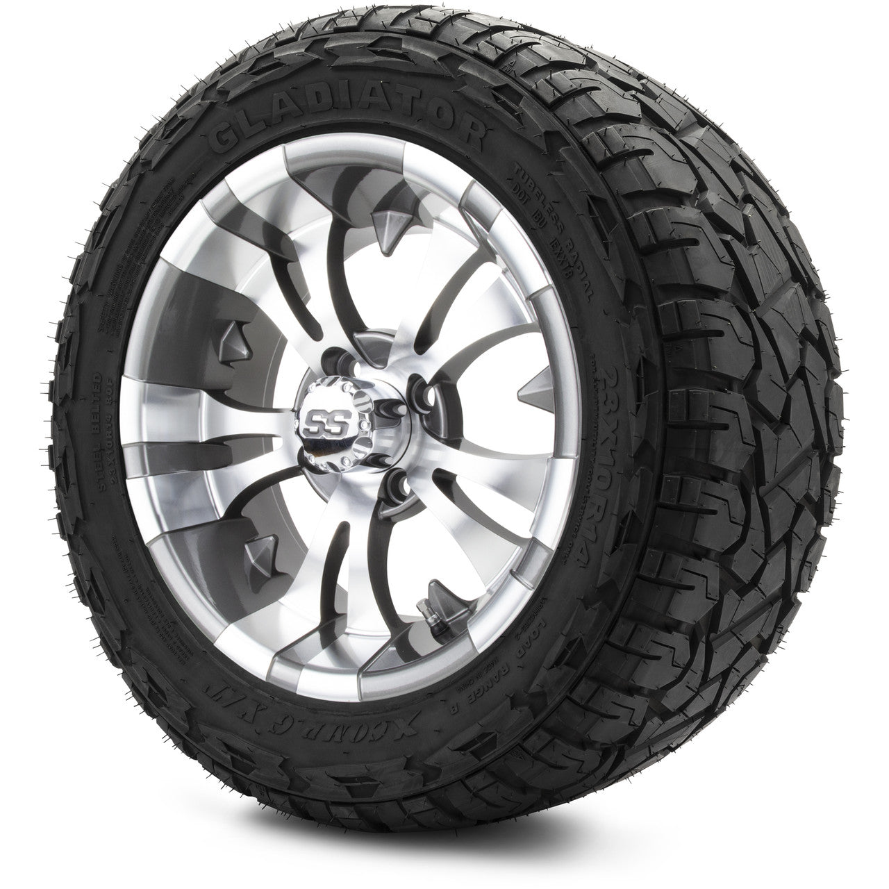MODZ® 14" Vampire Gunmetal - Lifted Tires and Wheels Combo