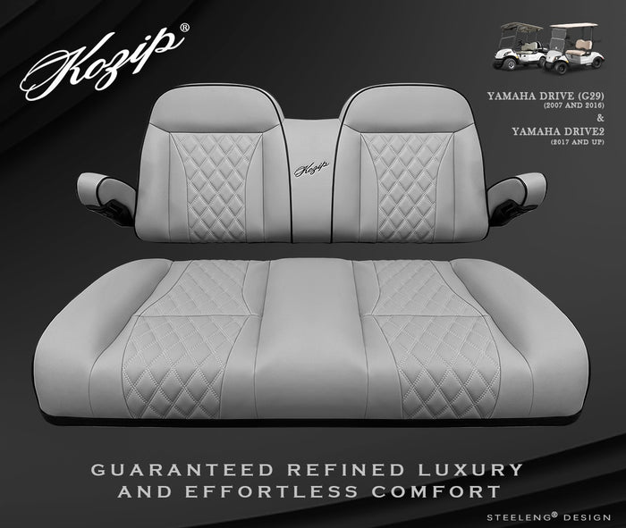 KOZIP Aeris Cushion Set Front Seat for Yamaha Drive/Drive2 – Gray SCYM10