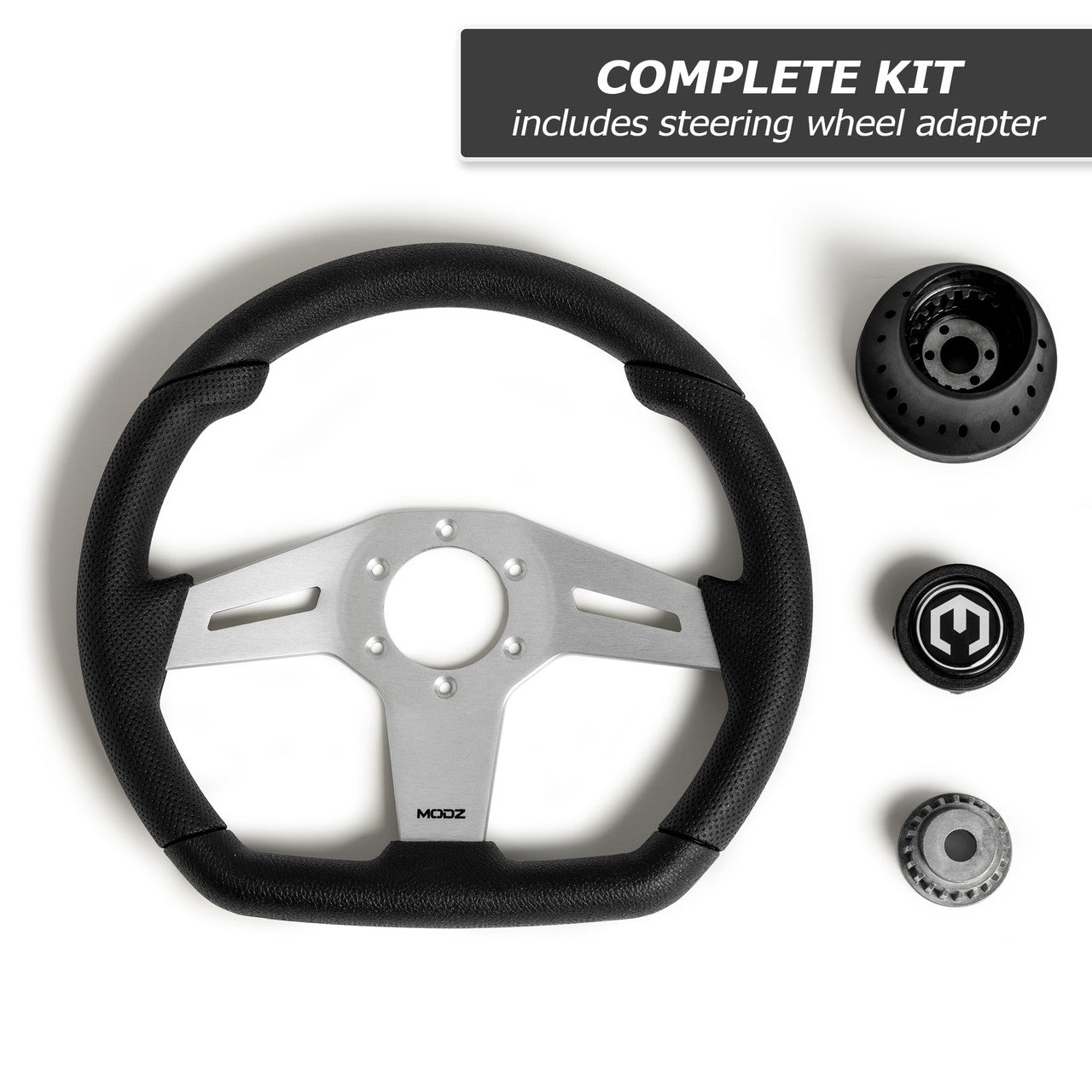MODZ Barton Golf Cart Steering Wheel w/Adapter