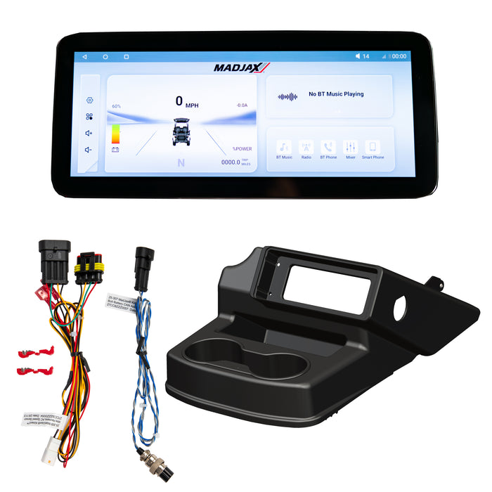 MadJax Kinect Display Screen Kit for A/C motor EZGO RXV with Bolt Battery Setup