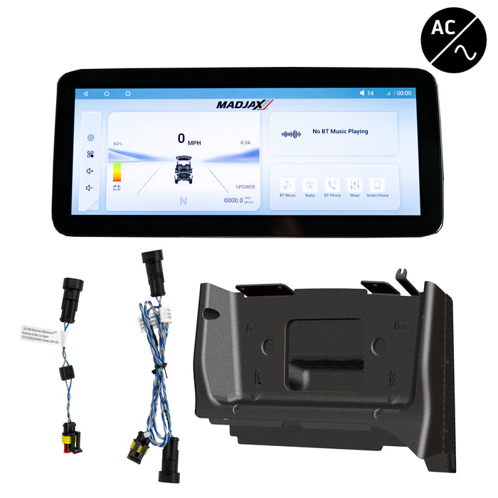 MadJax Kinect Display Screen Kit for A/C motor Club Car Precedent/Tempo/Onward Eco Battery and Navitas TAC2