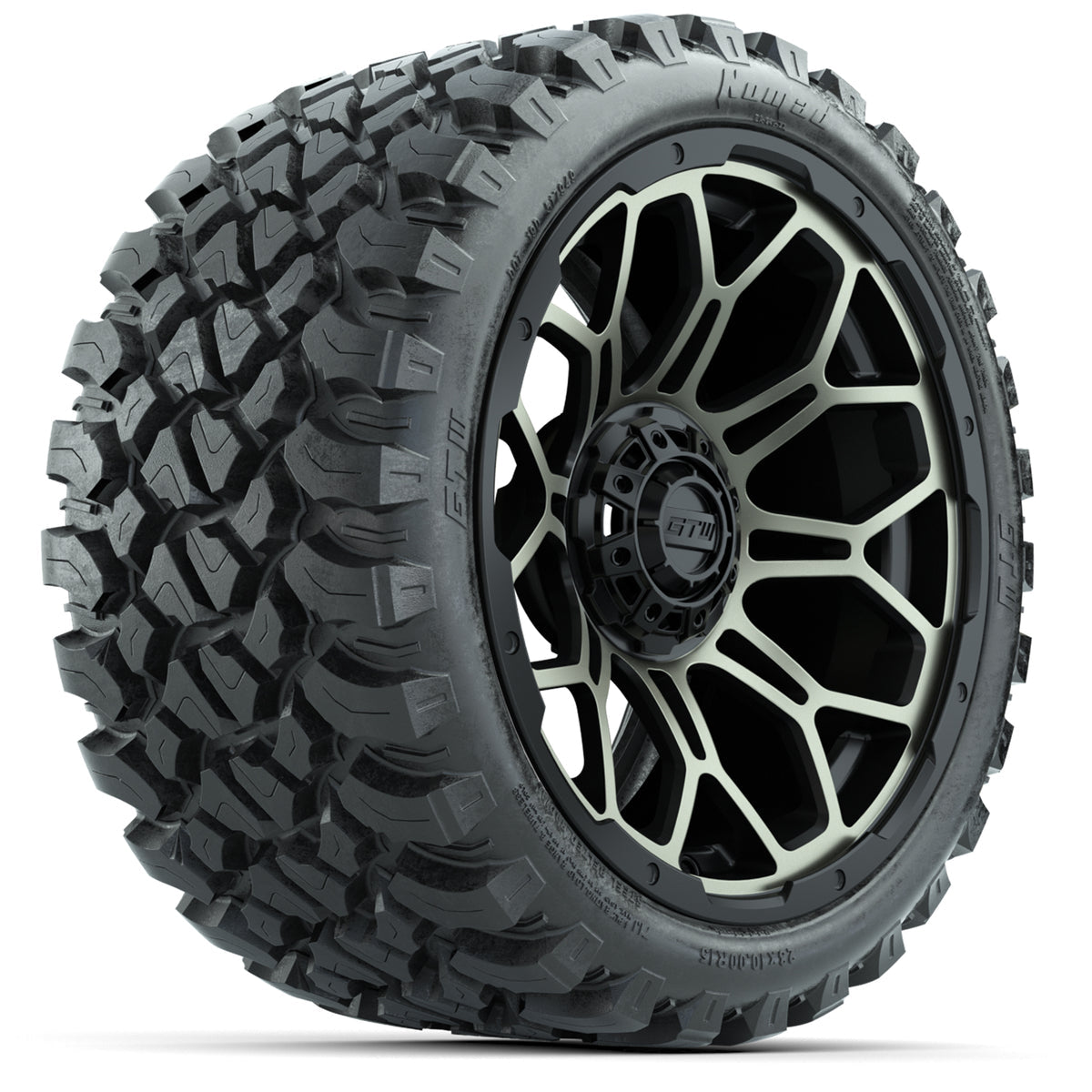 15-Inch GTW Bravo Bronze Wheels with 23' GTW Nomad All-Terrain Tires (Set of 4)