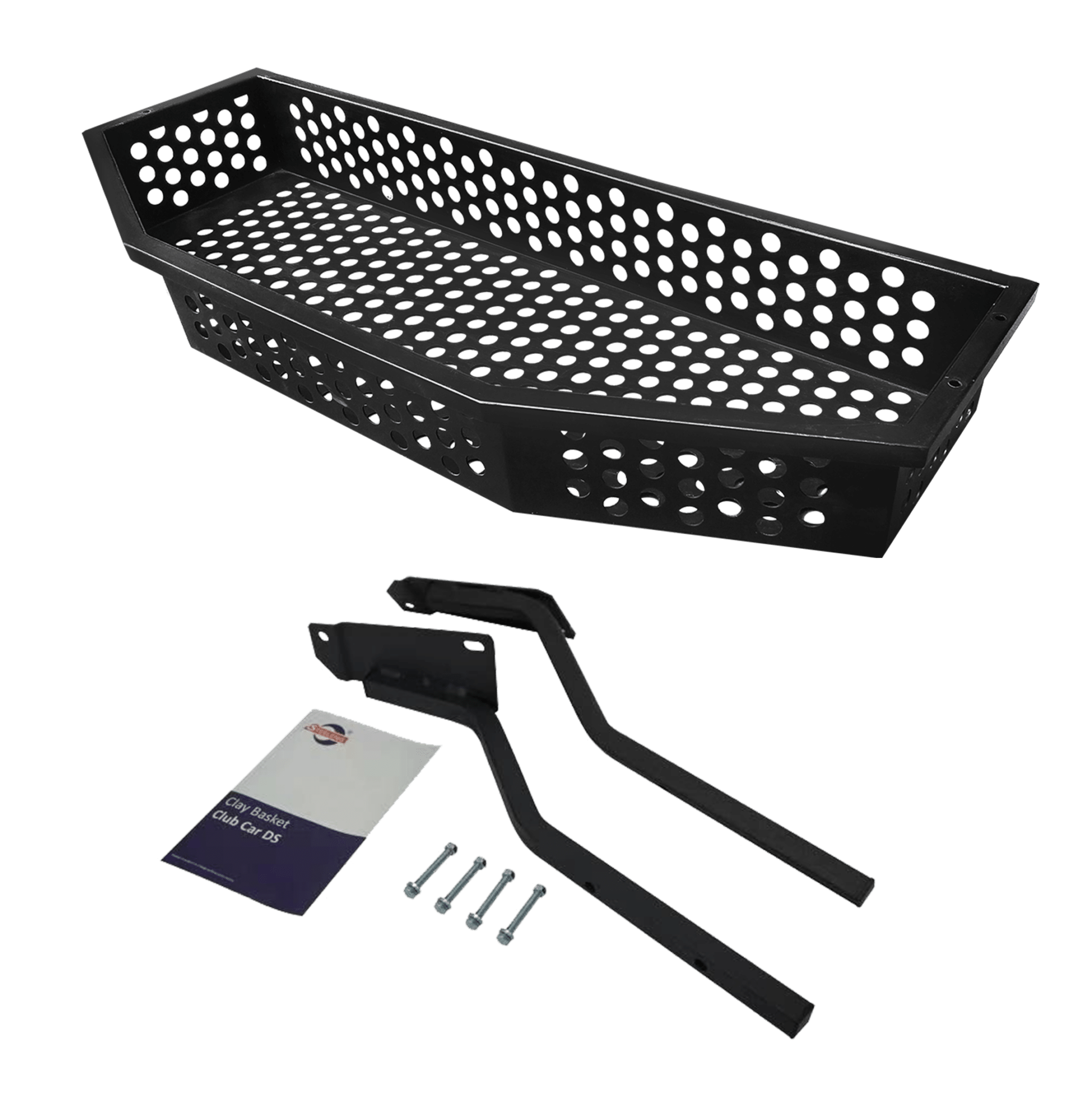 CBDS01 – SGC Front Clay Basket (Cargo Basket) for Club Car DS with Mounting Brackets