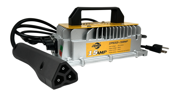 CHEZ01 – STEELENG 48V Charger EZGO TXT and RXV 15AMP