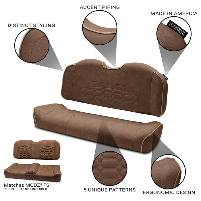 MODZ® RSC1 Rear Seat Cushion - Brown