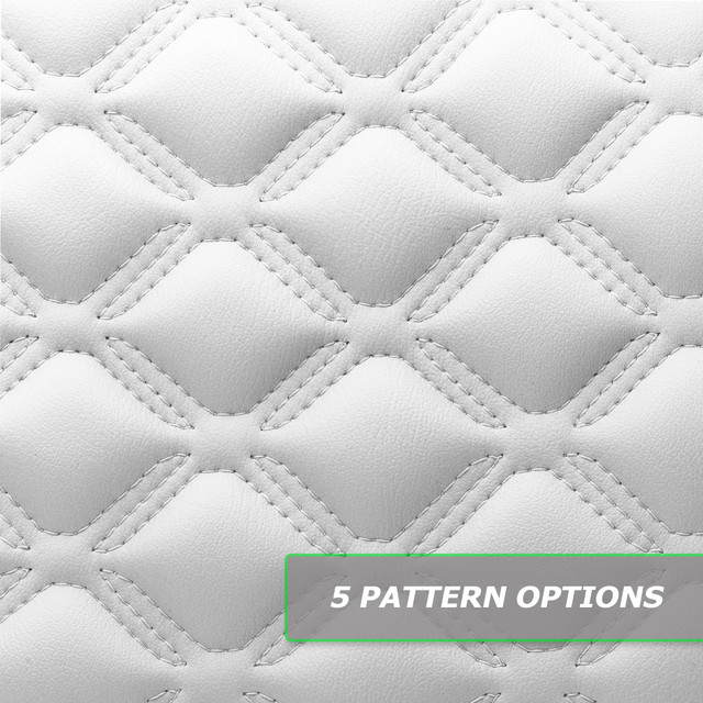 MODZ® RC Rear Seat Covers - White Base - Choose Pattern and Accent Colors