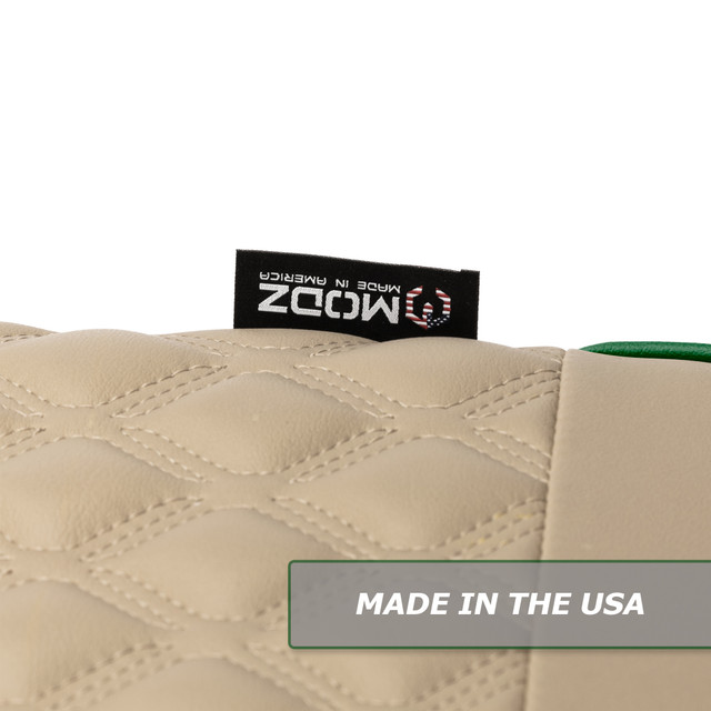 MODZ® RC Rear Seat Covers - Khaki Base - Choose Pattern and Accent Colors