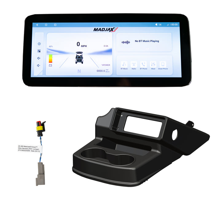 MadJax Kinect Display Screen Kit for A/C motor EZGO RXV ELiTE with OEM Lithium Battery Setup