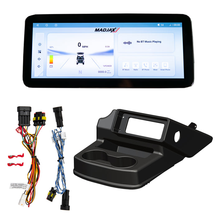 MadJax Kinect Display Screen Kit for A/C motor EZGO RXV with Eco Battery Setup