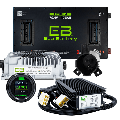 Eco Battery Lithium Club Car Precedent 2009+ 70V 105Ah Bundle